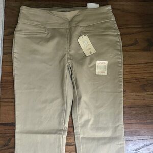 NWT St. John's Bay Tan Women's Pull-on Pants